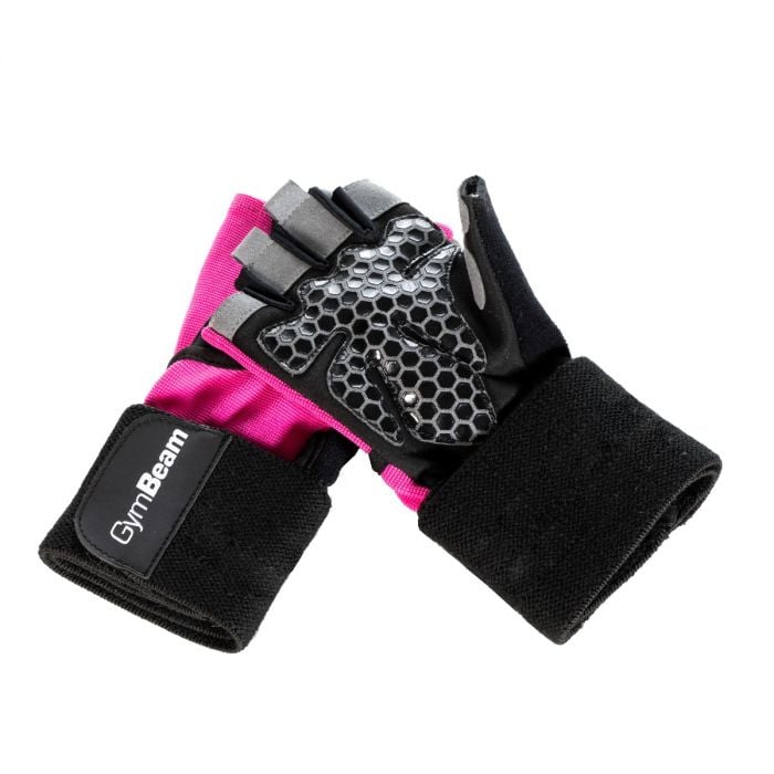Дамски ръкавици за фитнес Guard Pink - GymBeam