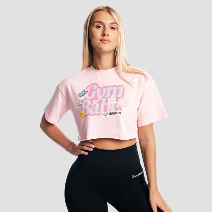 Дамска тениска GymBabe Cherrybloom - GymBeam S