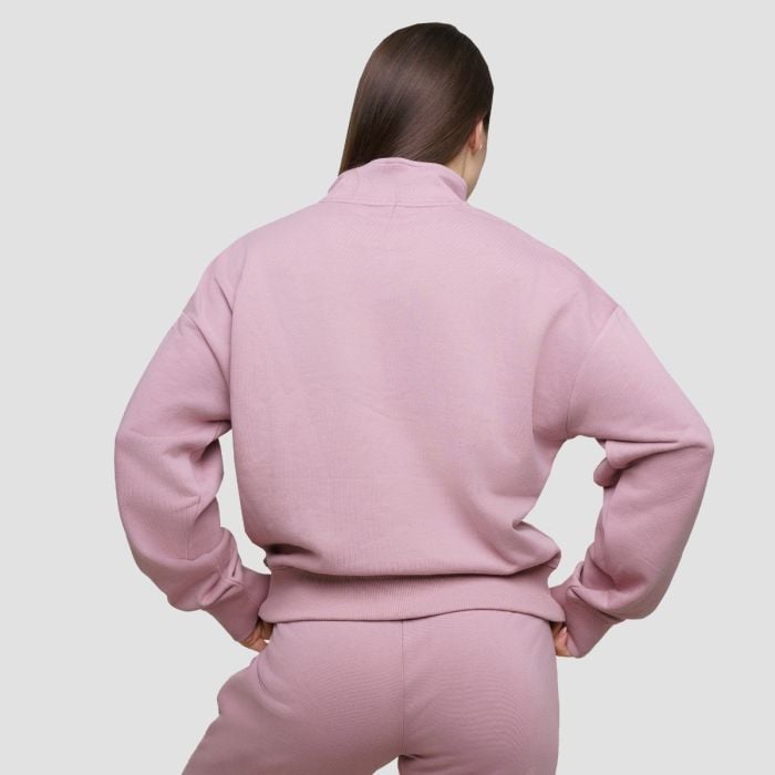 Дамски суичър Agile 1/2 Zip Woodrose - GymBeam XL