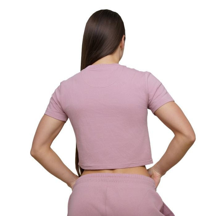 Дамска тениска Agile Cropped Woodrose - GymBeam L