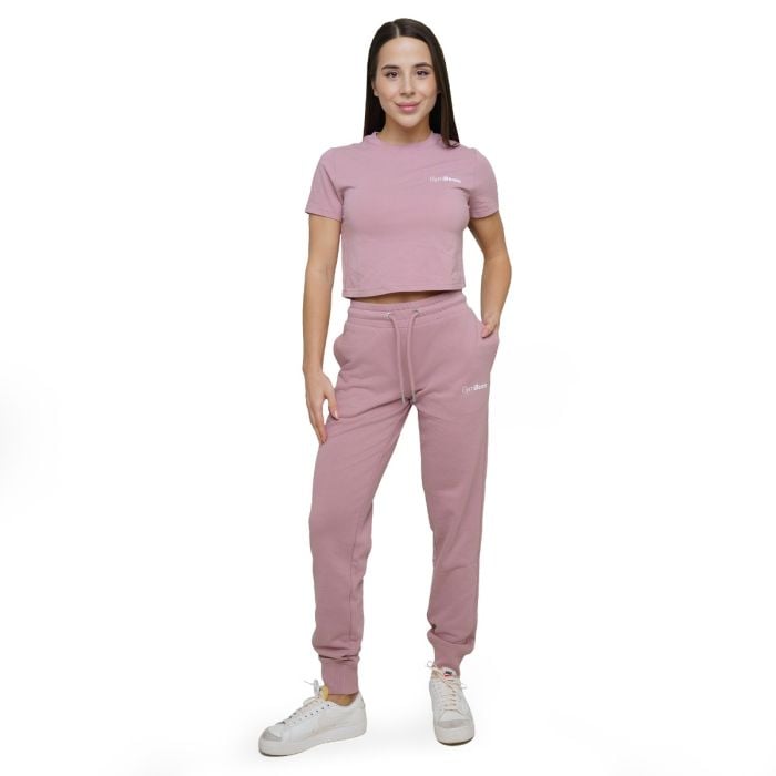 Дамска тениска Agile Cropped Woodrose - GymBeam L