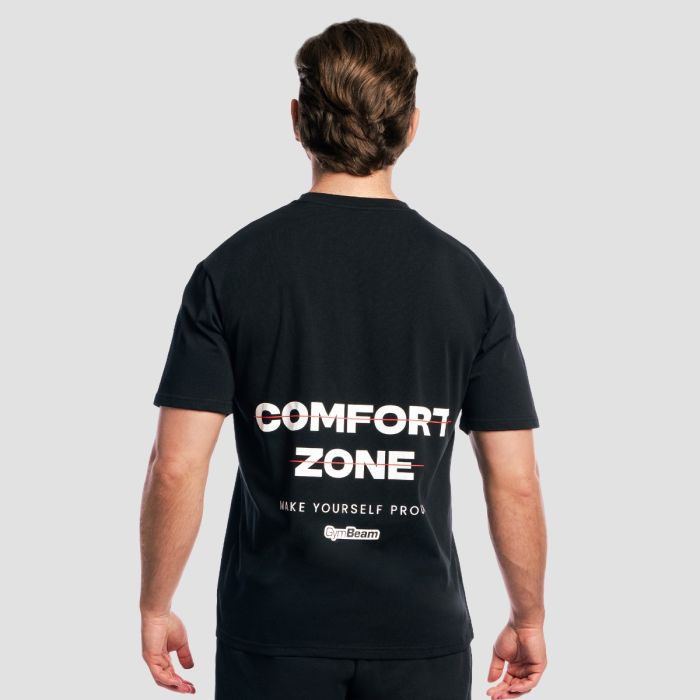 Тениска Zone Black - GymBeam XL