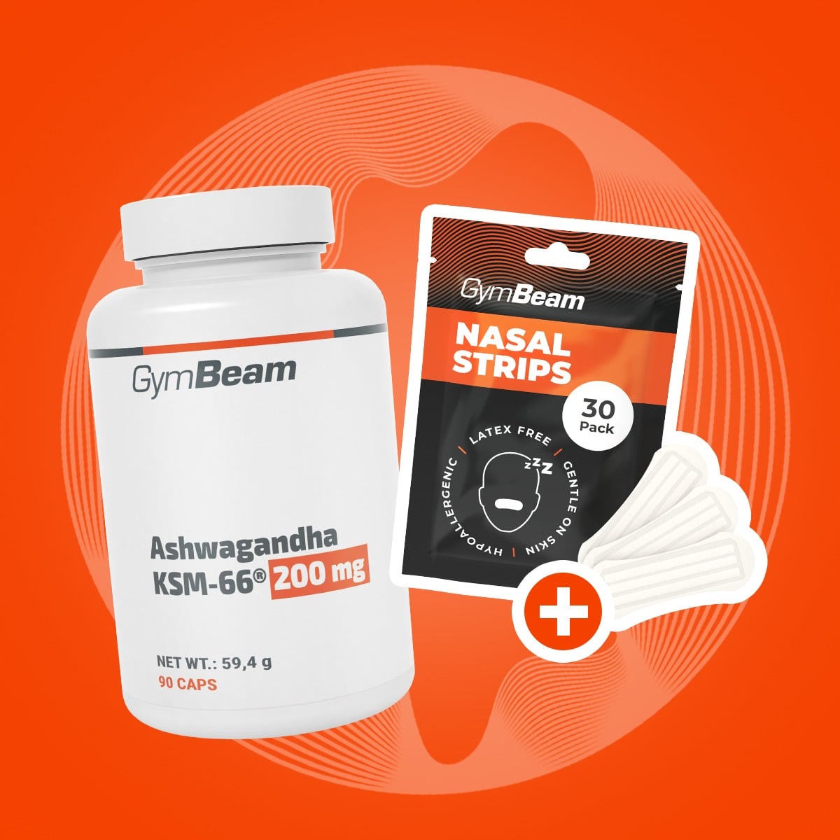 Ашваганда KSM-66® - GymBeam + подарък