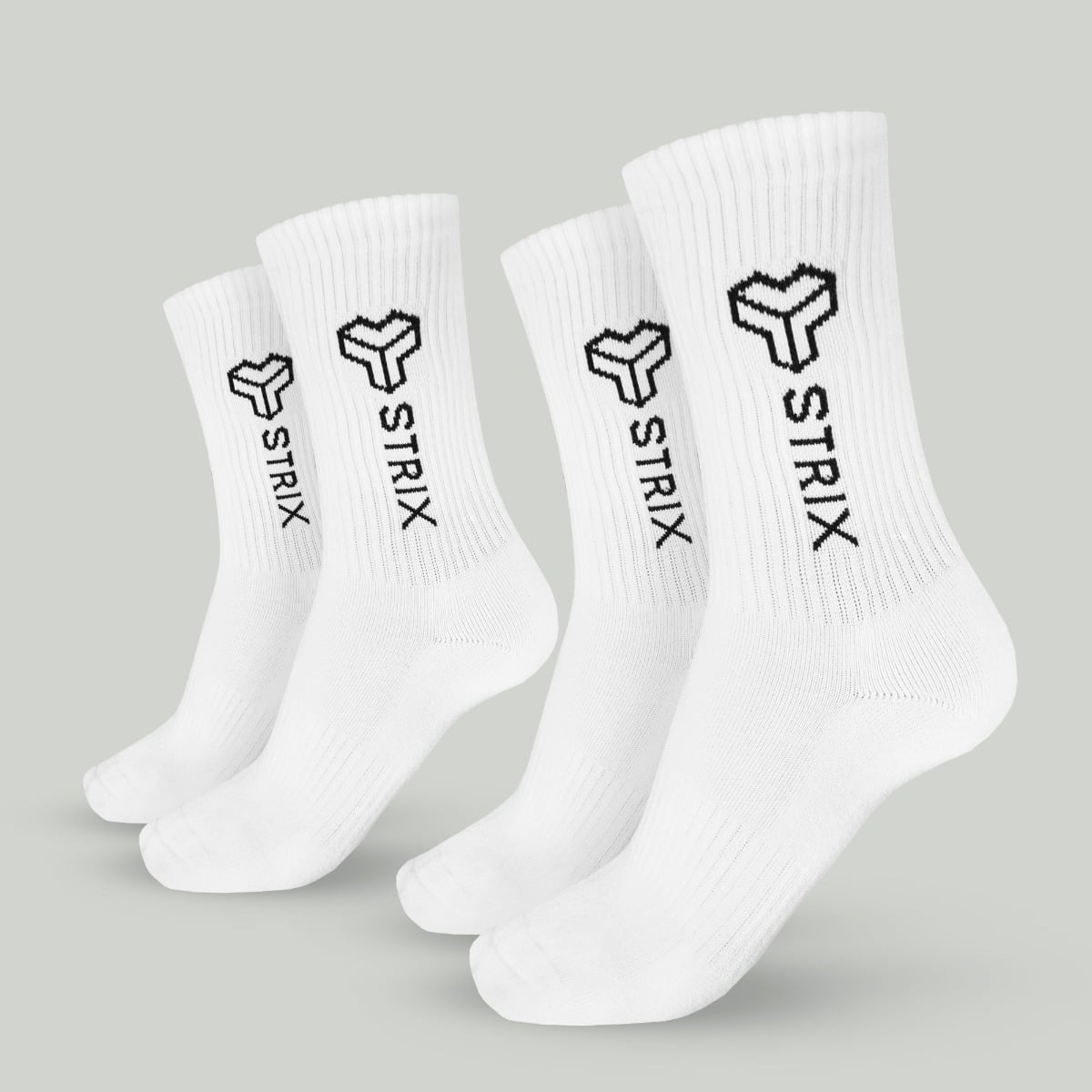 Чорапи Essential Crew 2Pack White - STRIX