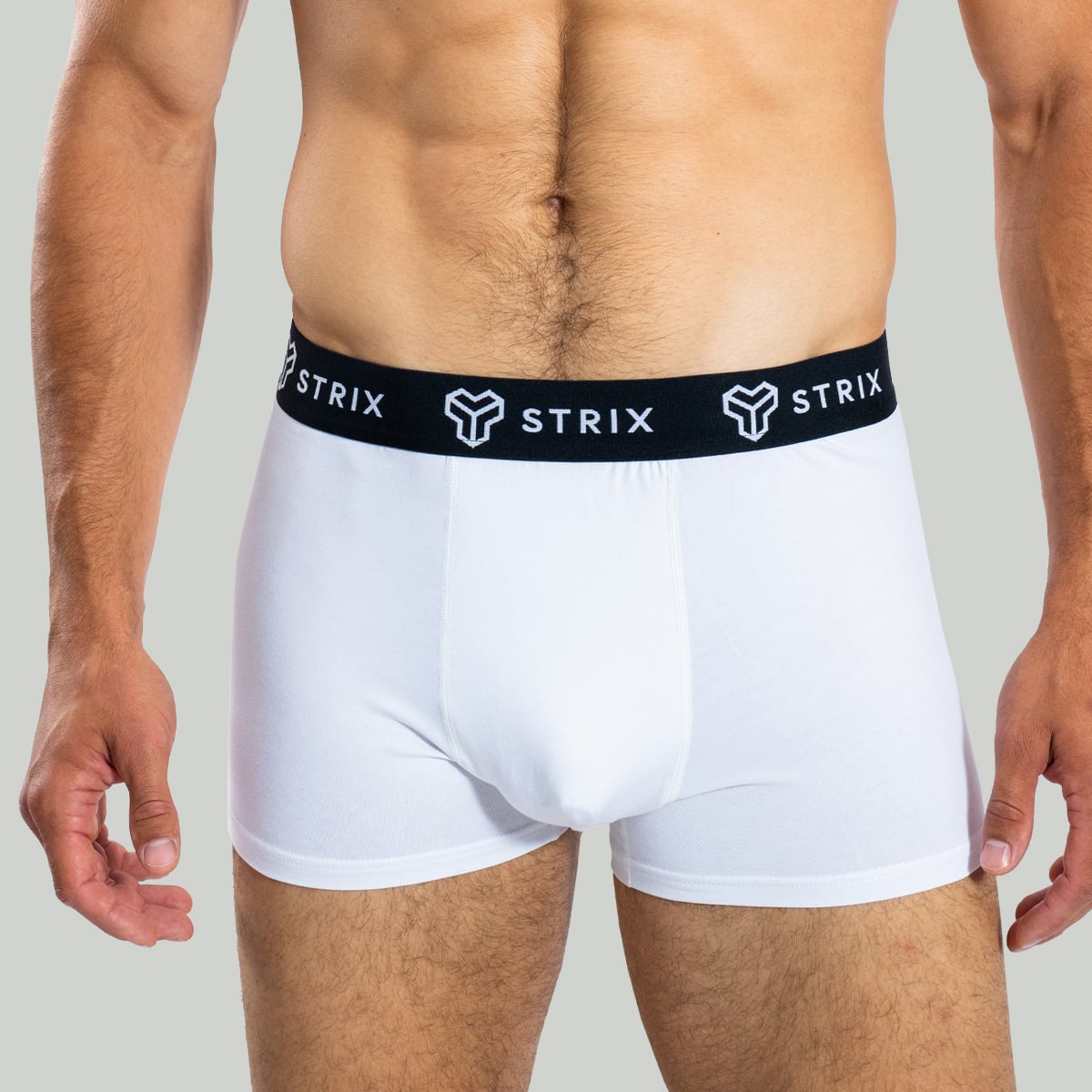 Мъжки боксерки Essential Trunks 2Pack White - STRIX