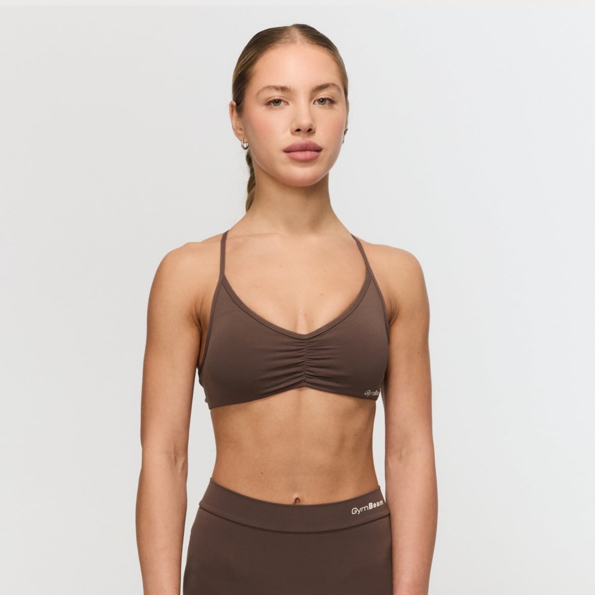 Спортен сутиен Fierce Cappuccino - GymBeam