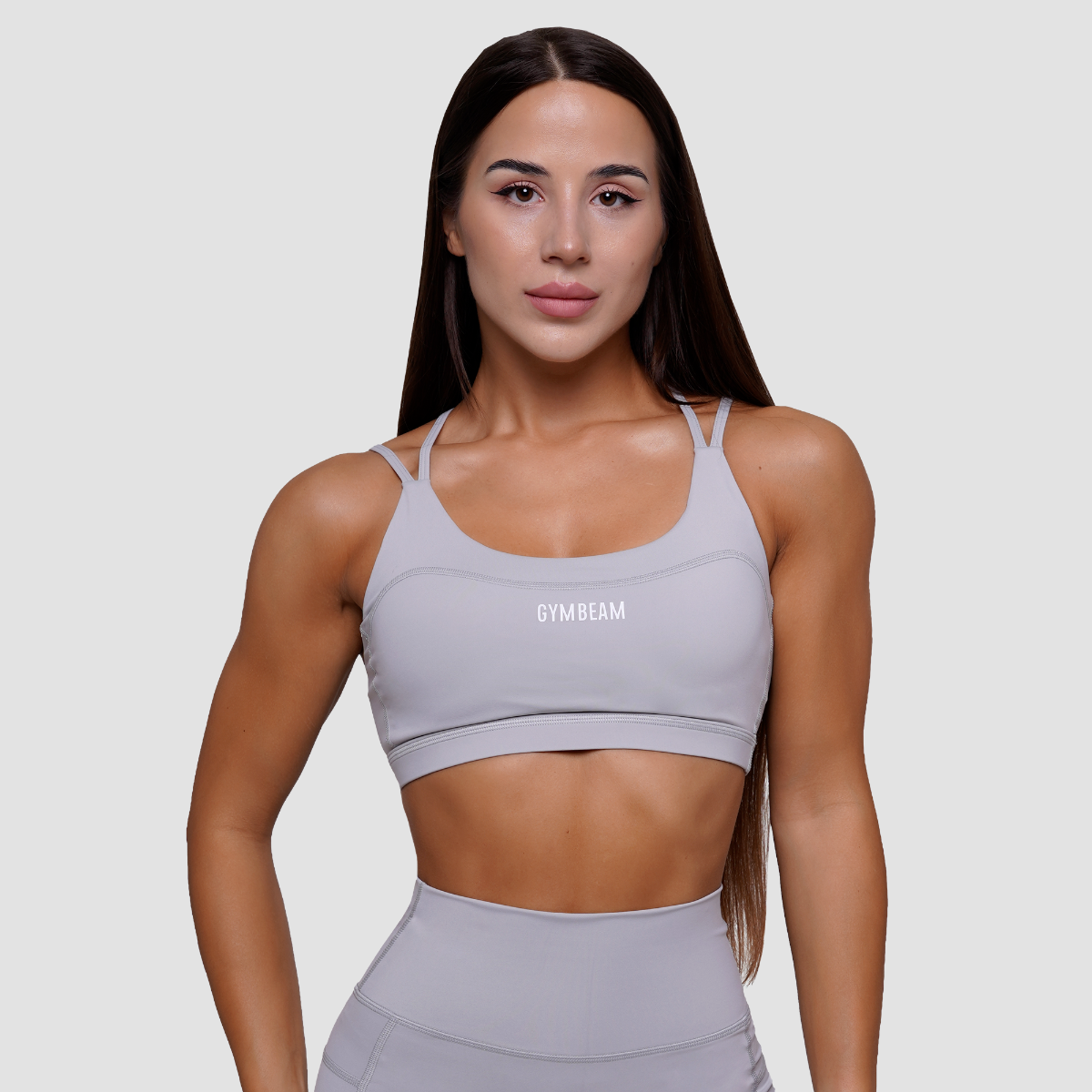 Спортен сутиен FIT Mist Grey - GymBeam