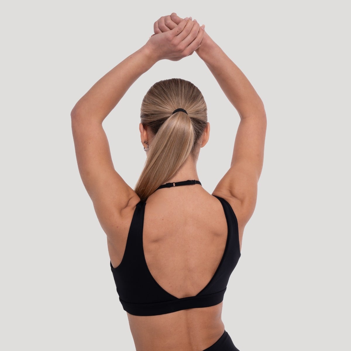 Спортен сутиен Flow Black - GymBeam