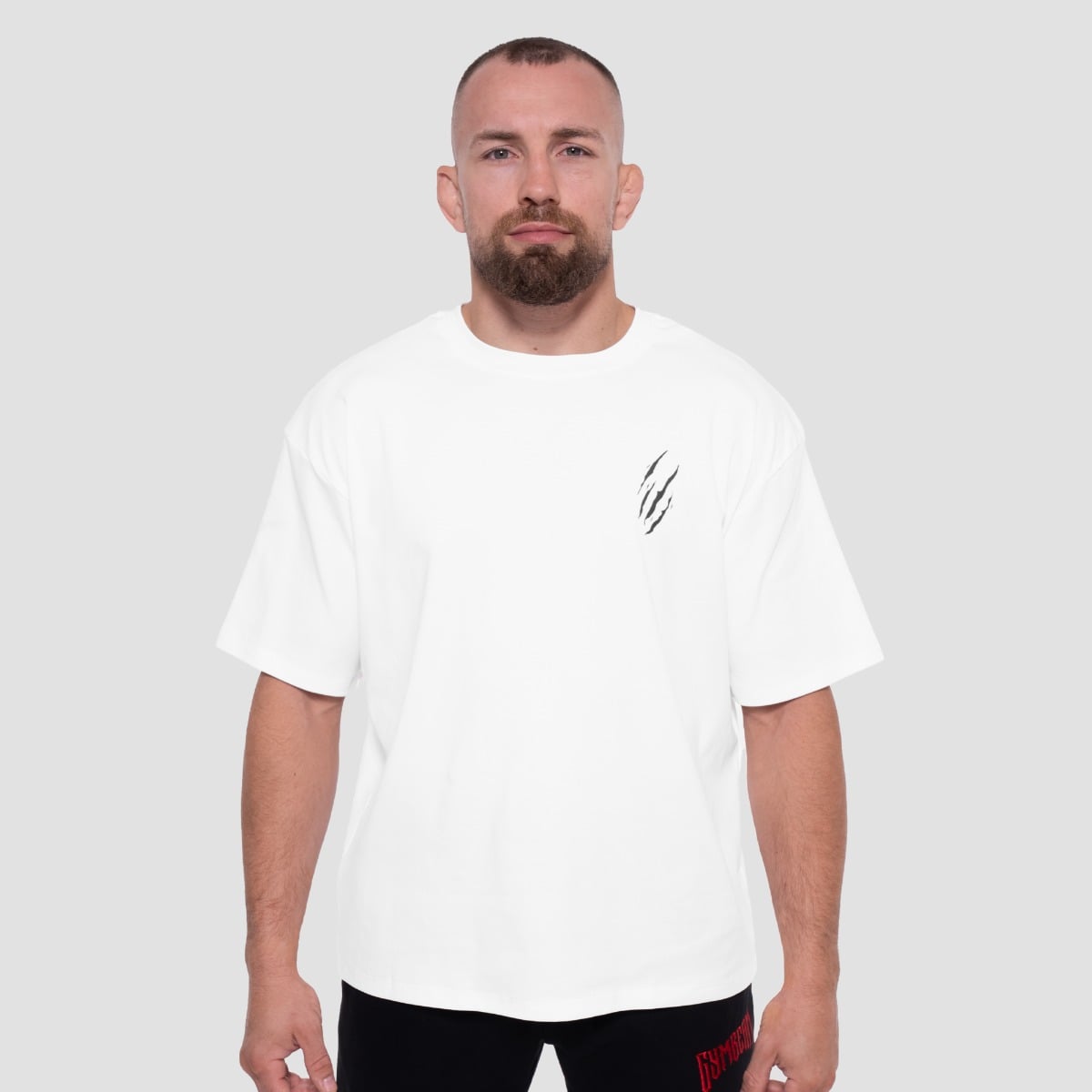 Тениска Grind White - GymBeam