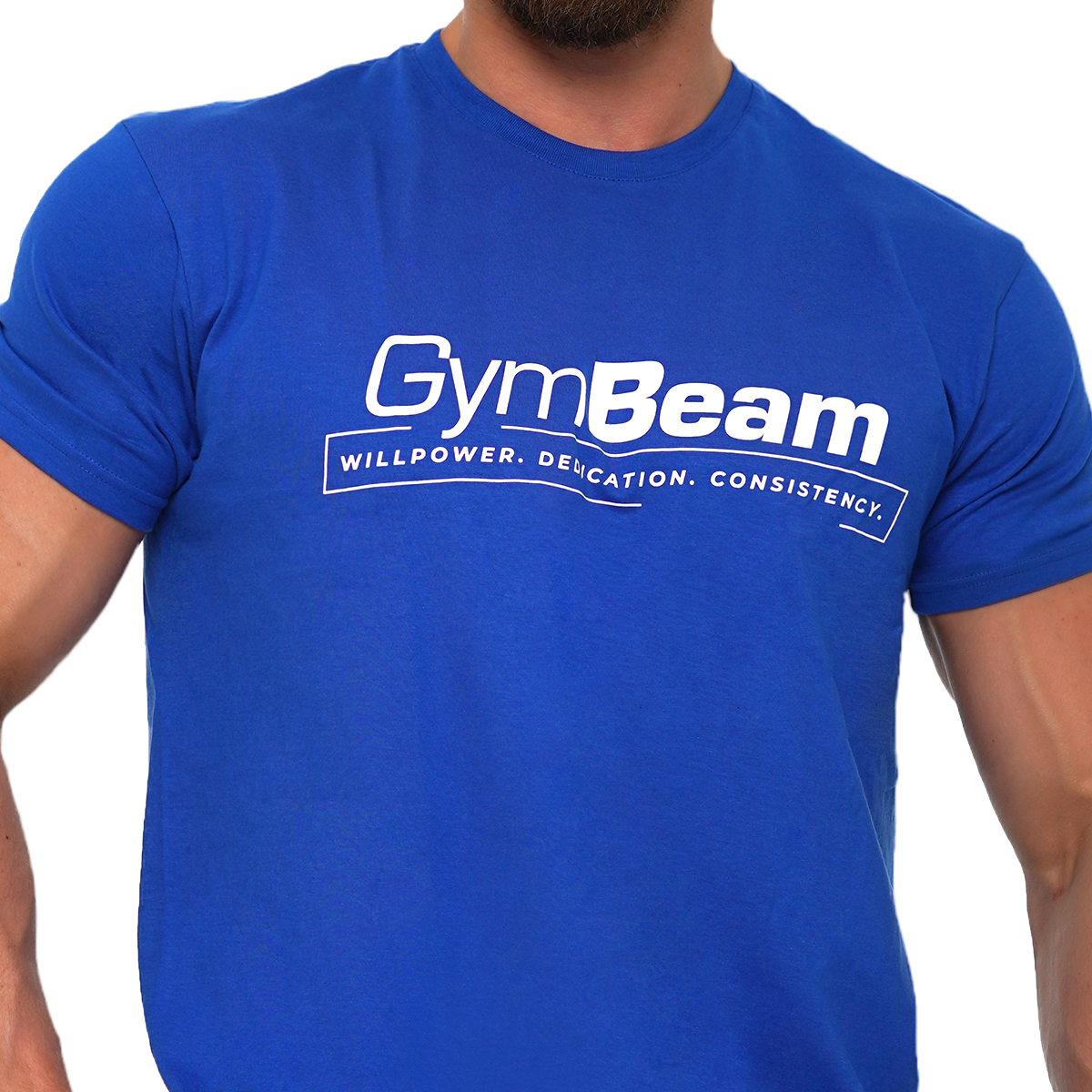 Тениска Willpower Royal Blue - GymBeam - Размер: XXXL | Възрастова група: Възрастни · záber 6