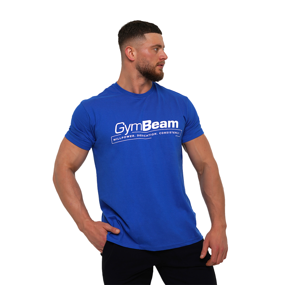 Тениска Willpower Royal Blue - GymBeam - Размер: XXXL | Възрастова група: Възрастни · záber 8