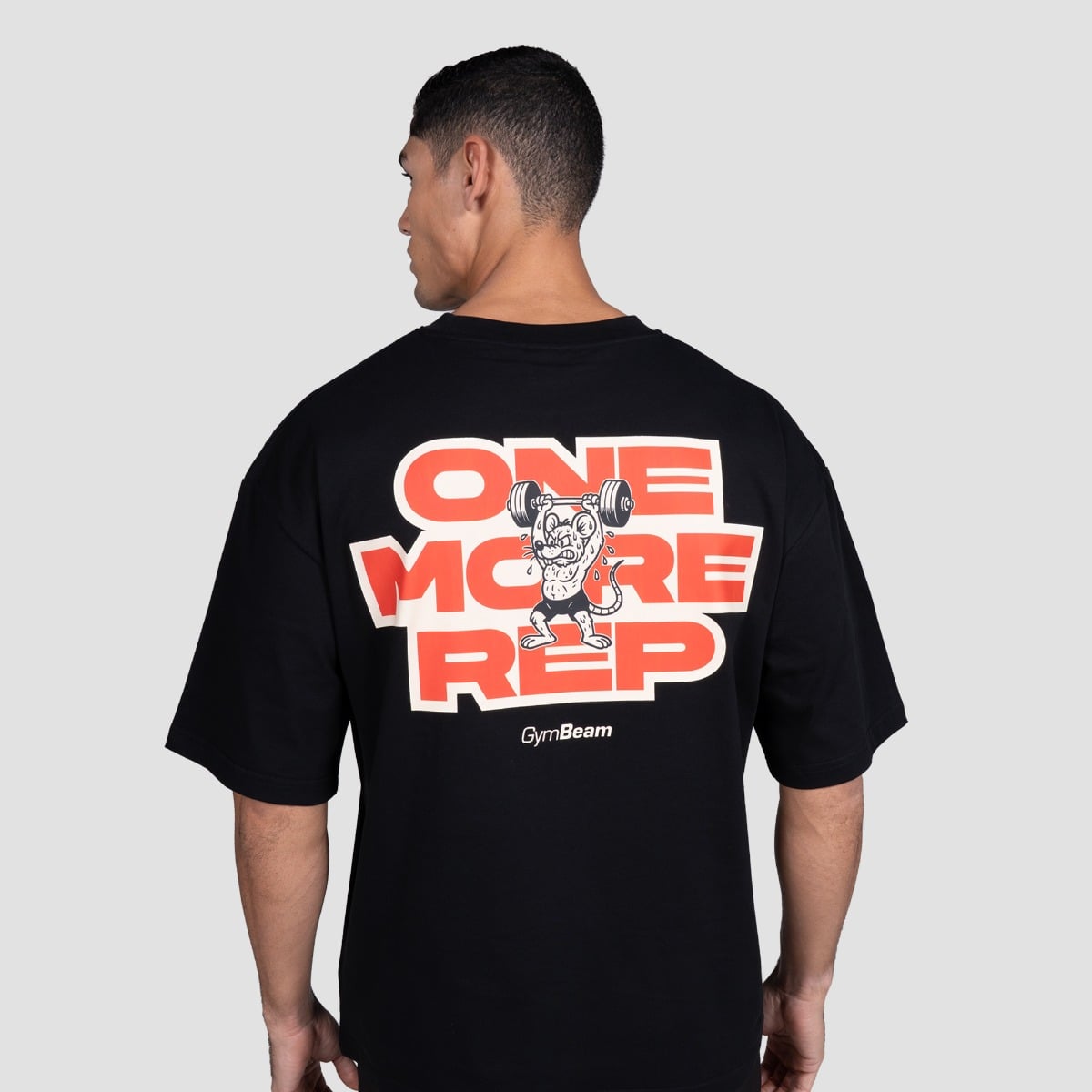 Тениска GymRat Black - GymBeam