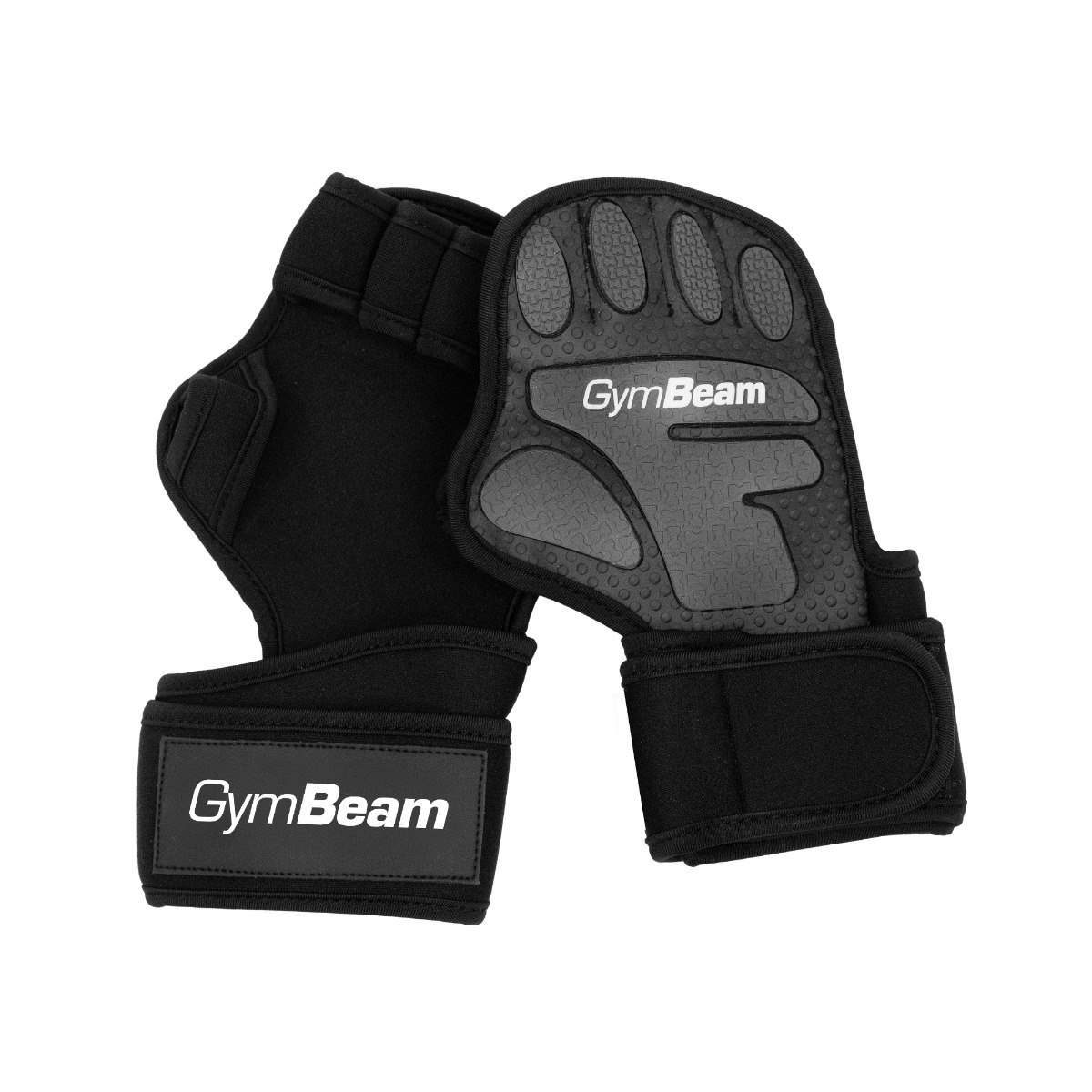 Фитнес ръкавици Heavy Grip Black - GymBeam
