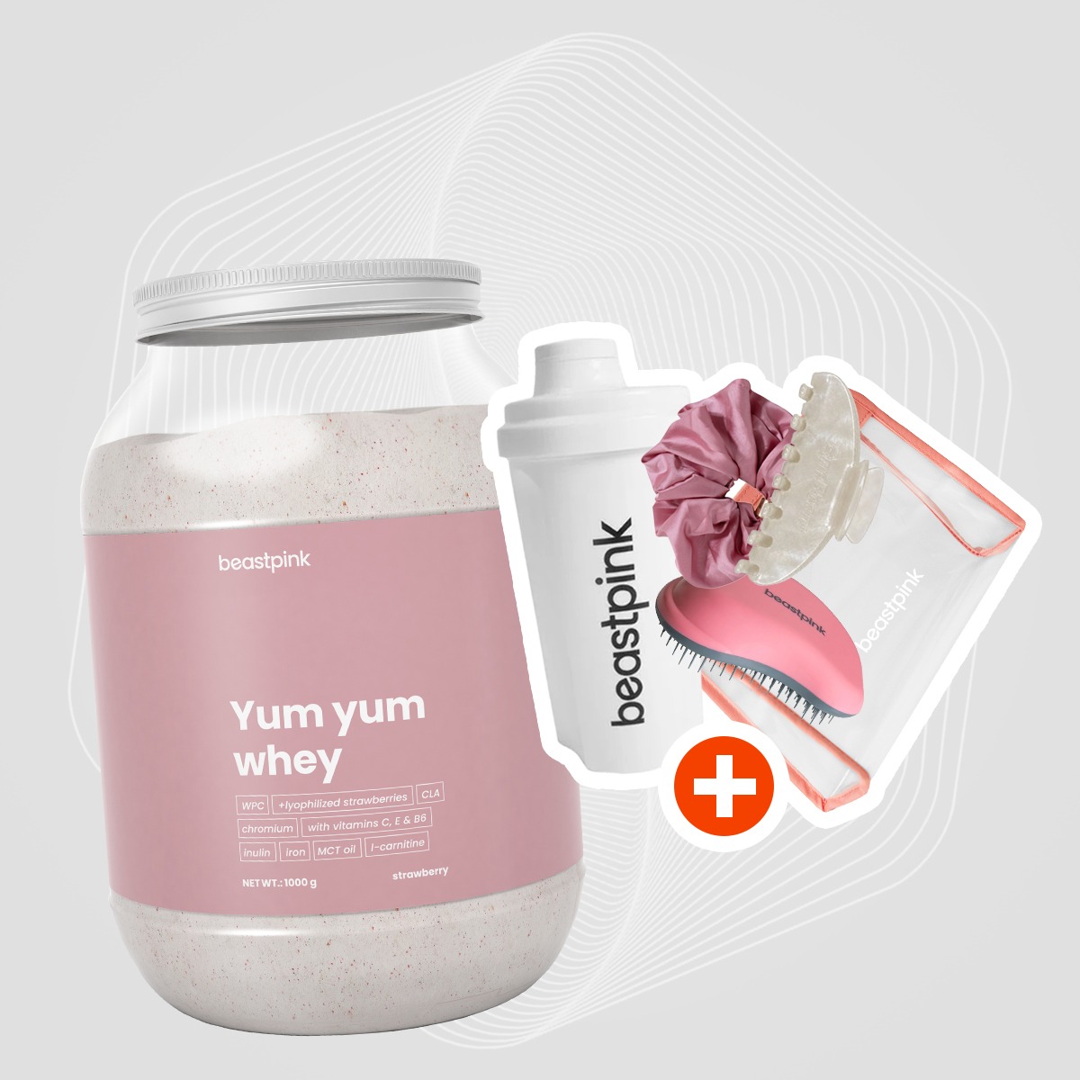 Protein Yum Yum Whey - BeastPink