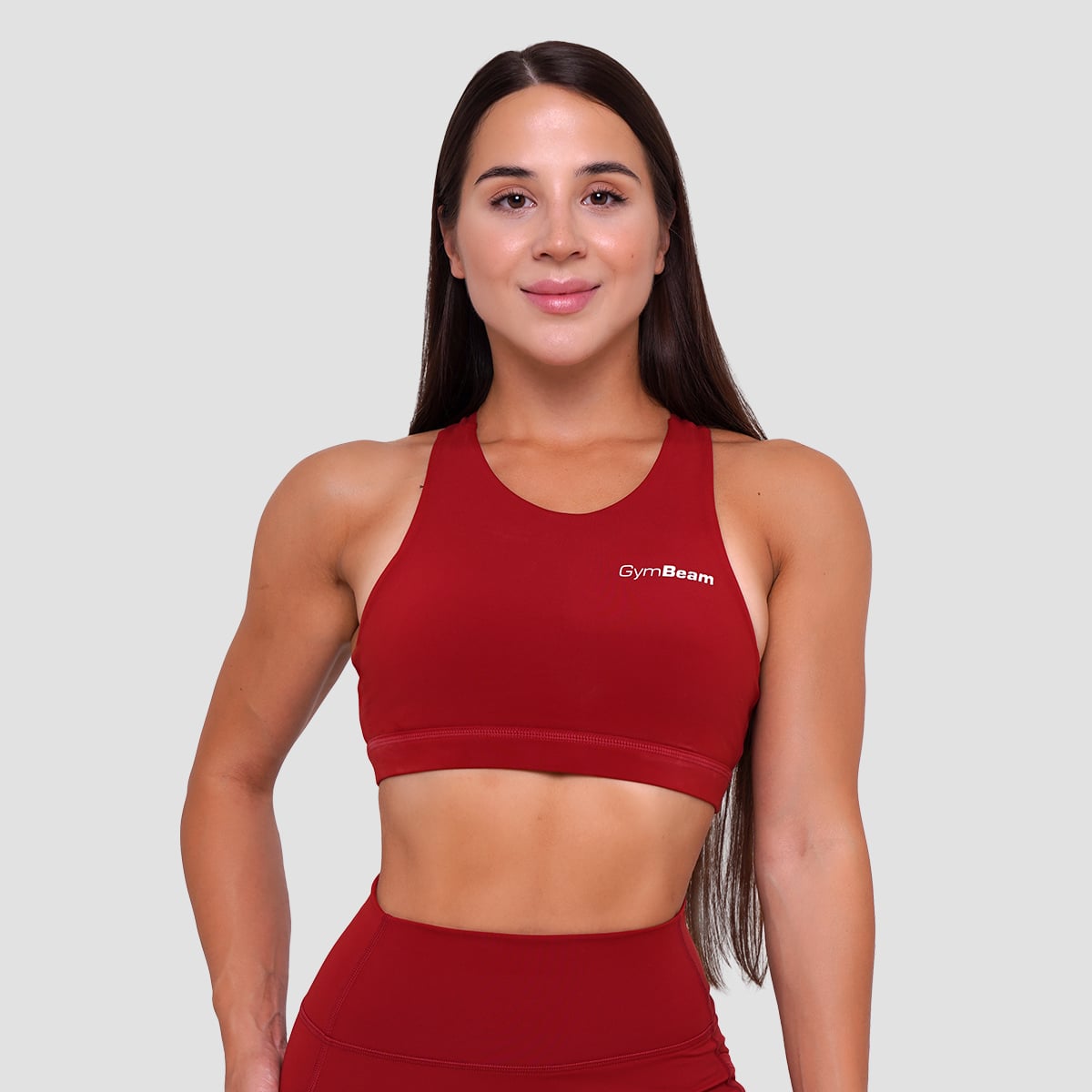 Спортен сутиен Ignite Dark Red - GymBeam
