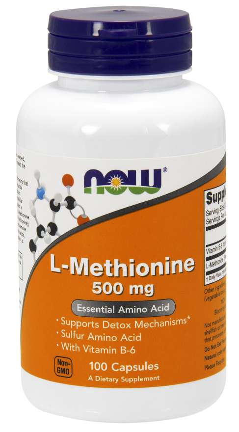 L-Метионин 500 mg - NOW Foods