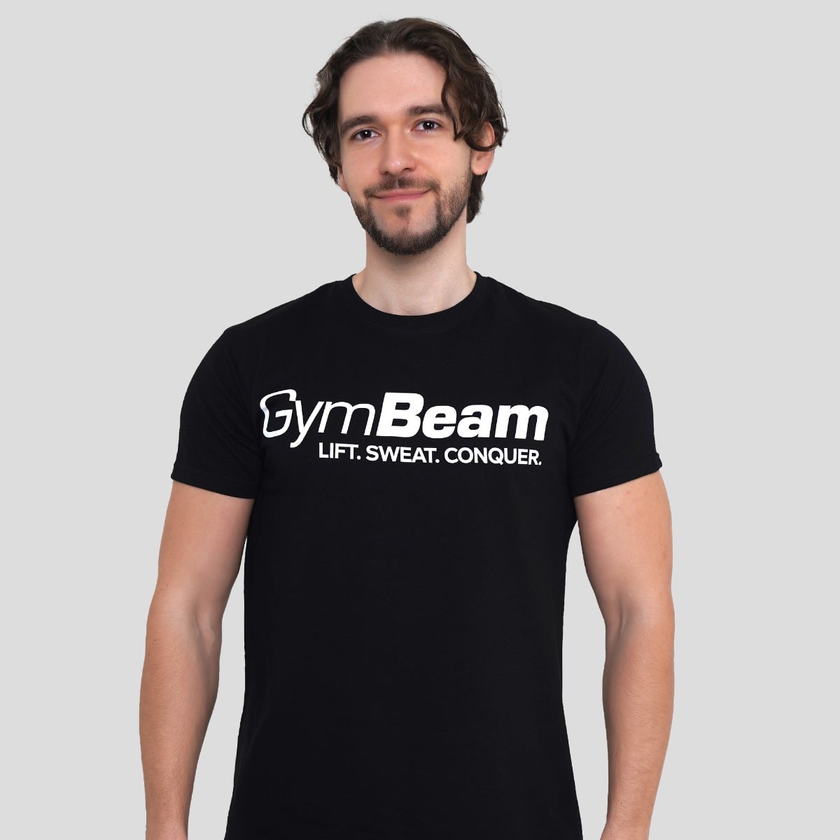Тениска Lift Black - GymBeam