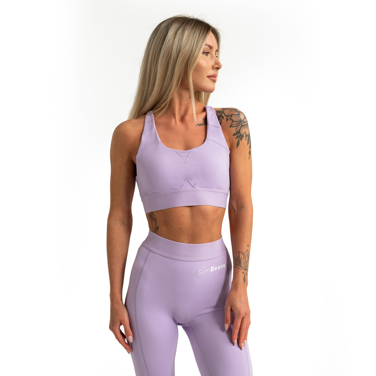 Спортен сутиен Limitless Lavender - GymBeam - Размер: L | Възрастова група: Възрастни · záber 8