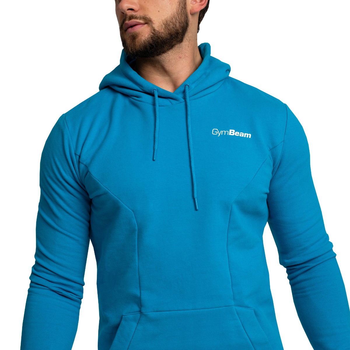 Мъжки суичър Limitless Aquamarine - GymBeam - Размер: XXXL | Възрастова група: Възрастни · záber 6