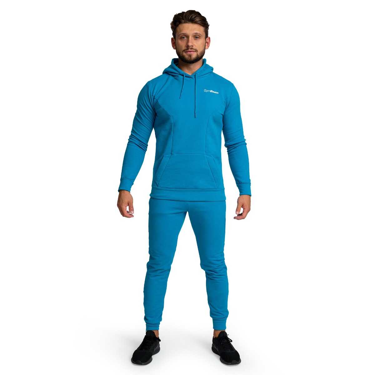 Мъжки суичър Limitless Aquamarine - GymBeam - Размер: XXXL | Възрастова група: Възрастни · záber 9