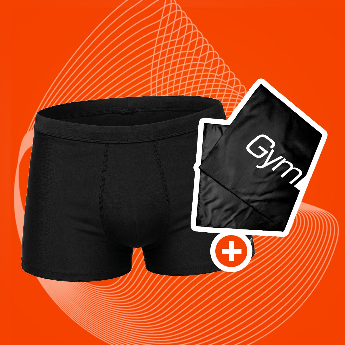Mъжки шорти PRO Swim Black - GymBeam + подарък