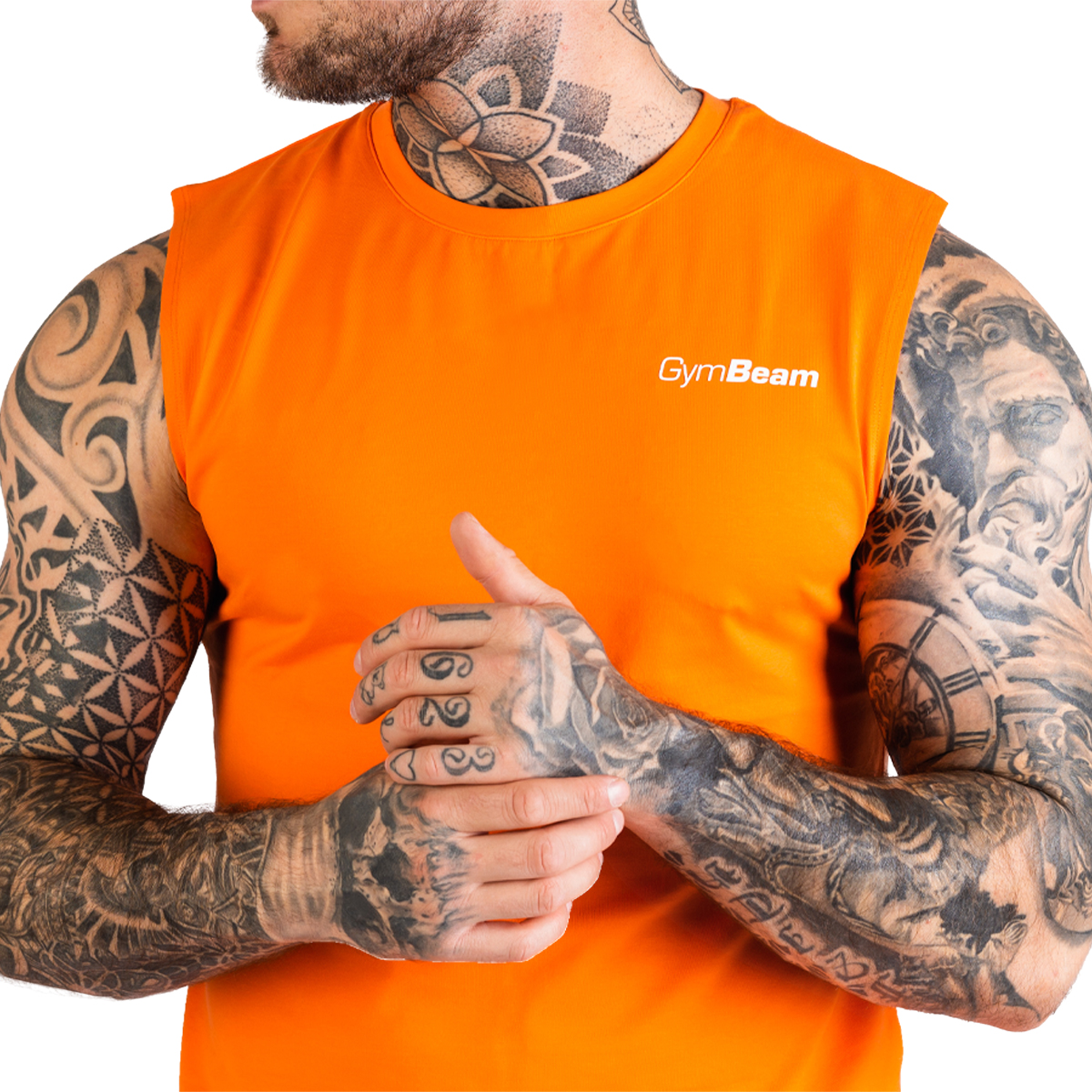 Мъжки Топ TRN Tank Top Black - GymBeam - Размер: XXL | Възрастова група: Възрастни · záber 7