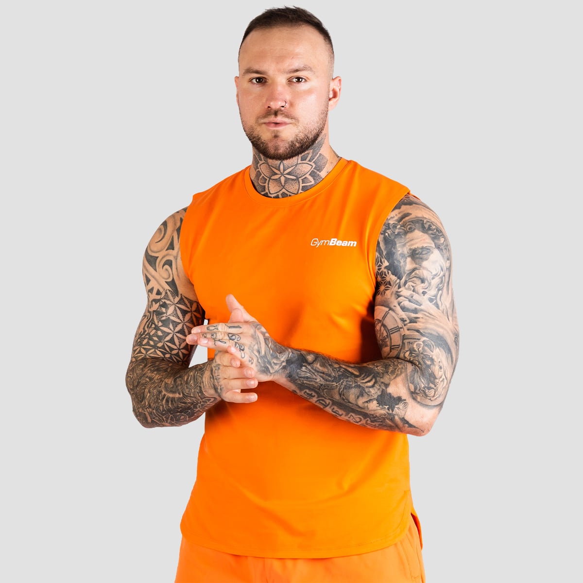 Мъжки Топ TRN Tank Top Orange - GymBeam