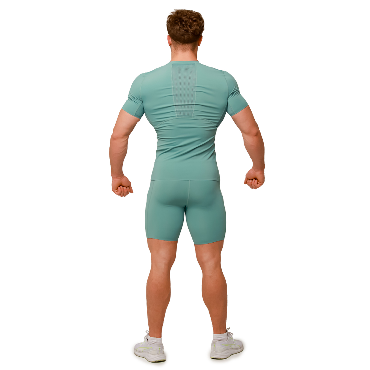 Tениска Мid Compression Blue - GymBeam - Размер: M | Тегло: 0,17 g | Опаковка: 65 · záber 10