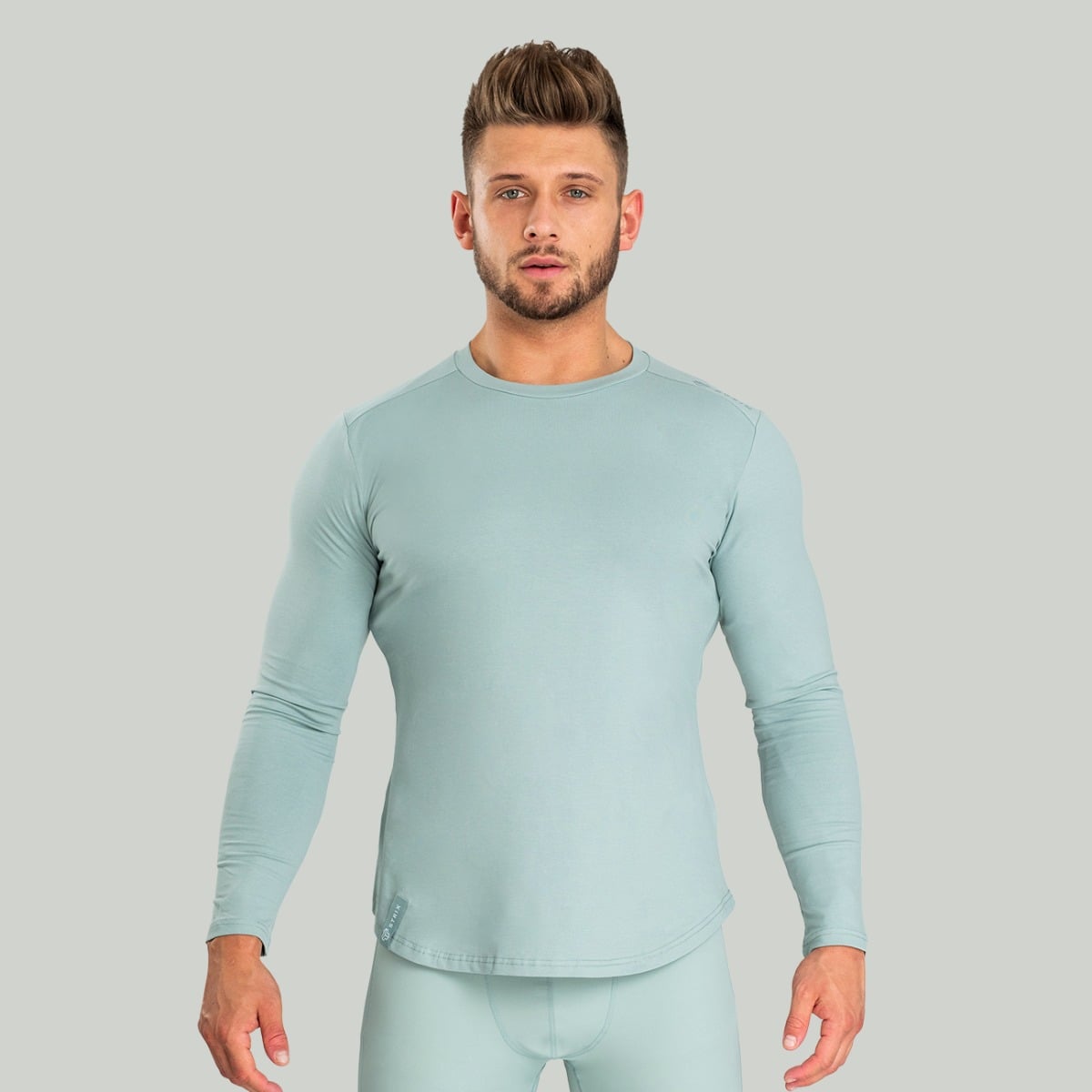 Блуза с дълъг ръкав Nebula Stone Blue - STRIX