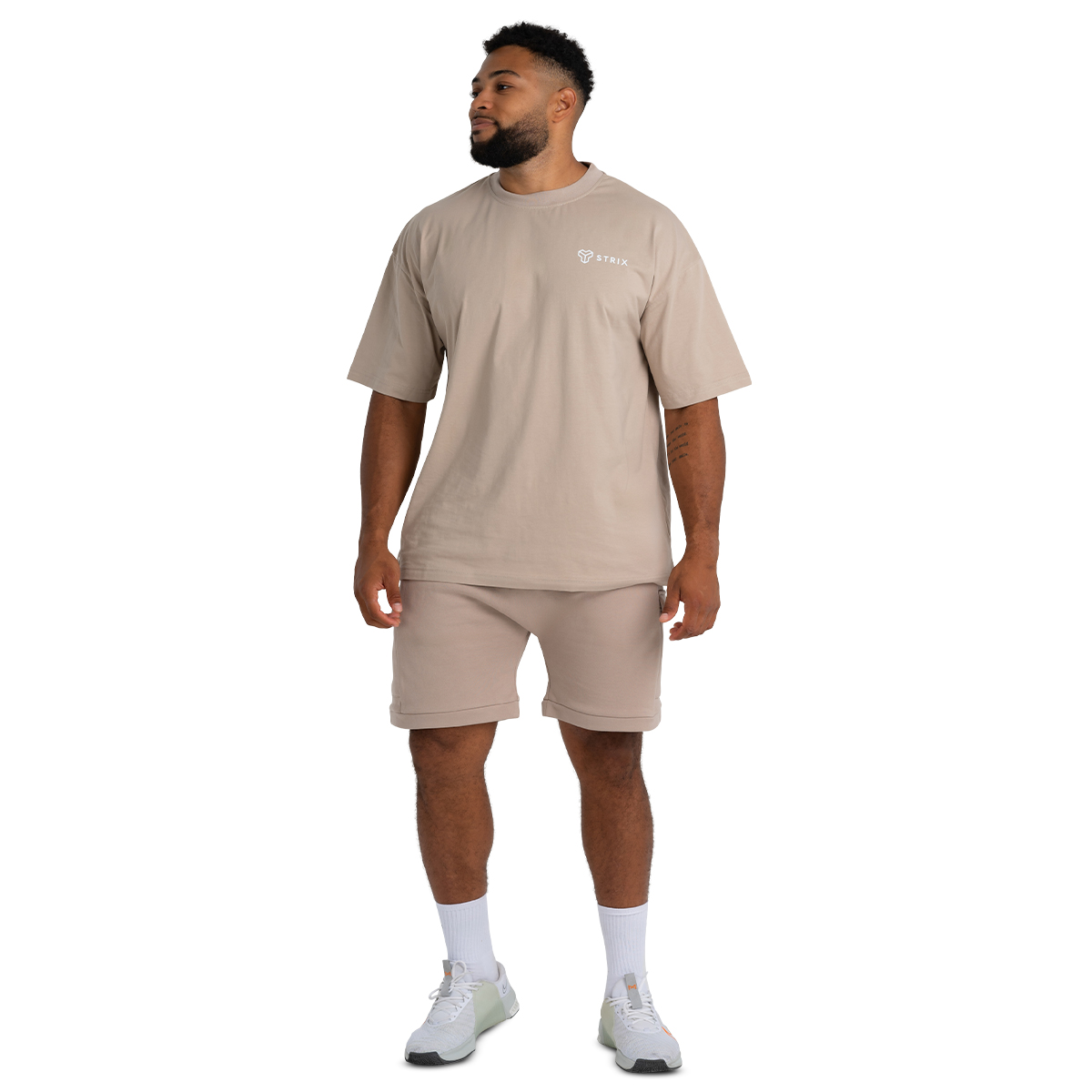 Тениска Oversized Taupe- STRIX · záber 8