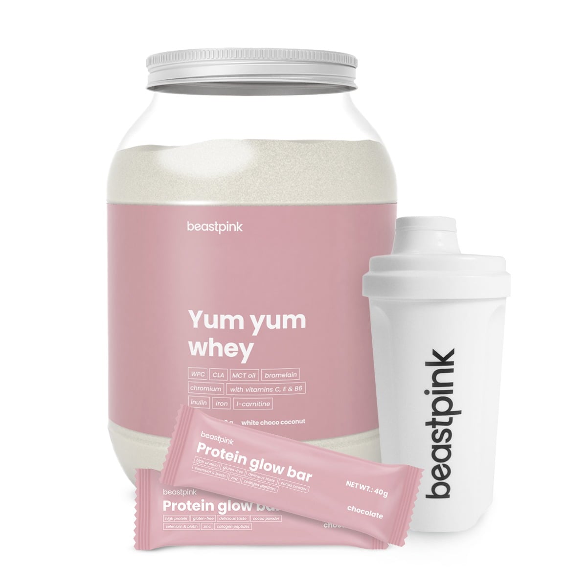 Yum Yum Whey - BeastPink + подаръци