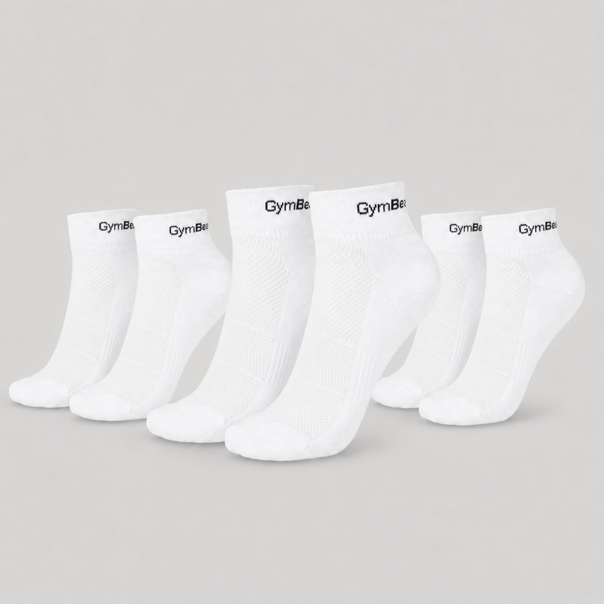 Чорапи Quarter 3Pack White - GymBeam