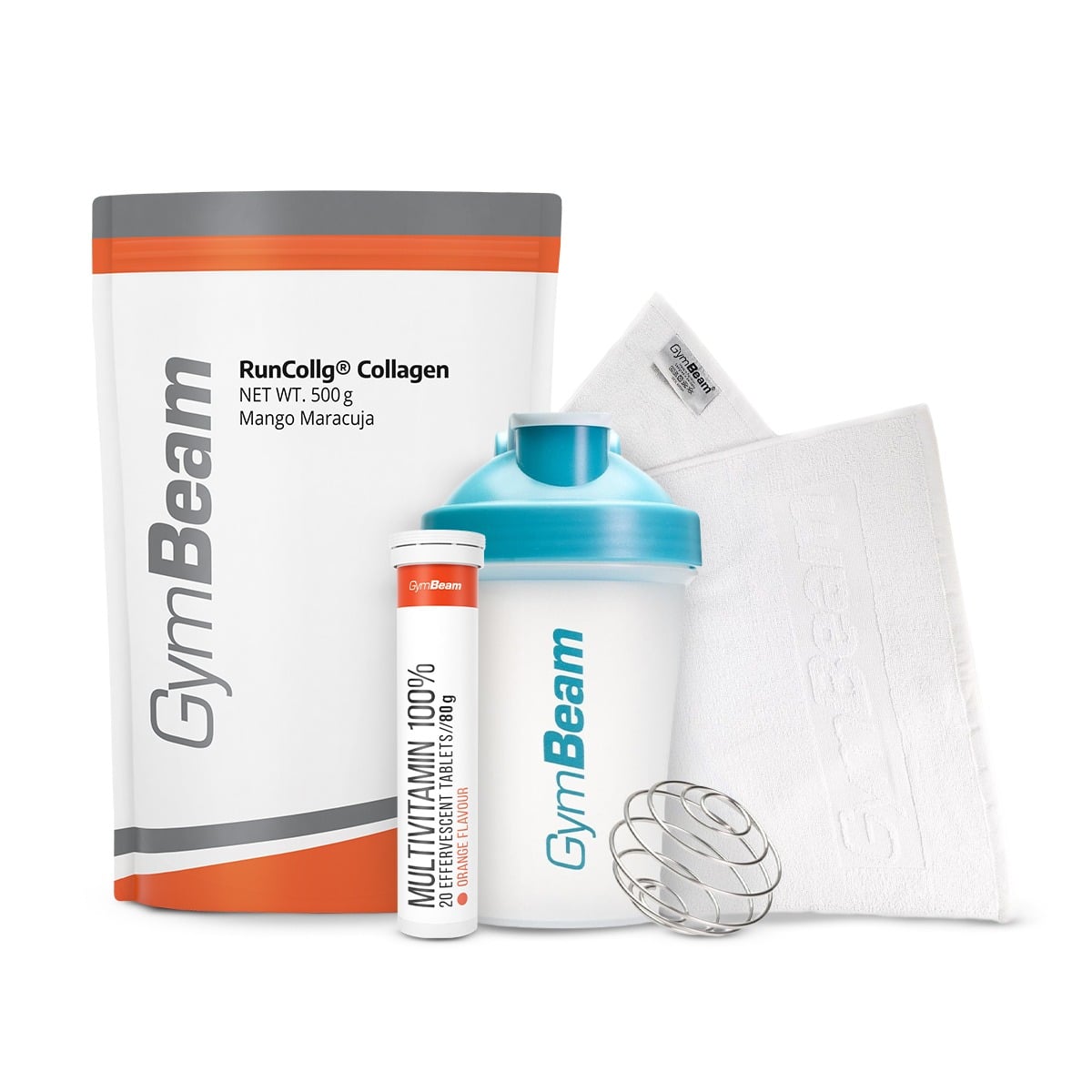 Хидролизиран колаген RunCollg® с витамин С - GymBeam + подаръци
