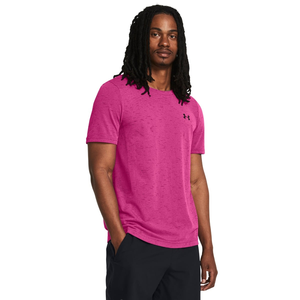 Мъжка тениска Vanish Seamless SS Pink - Under Armour