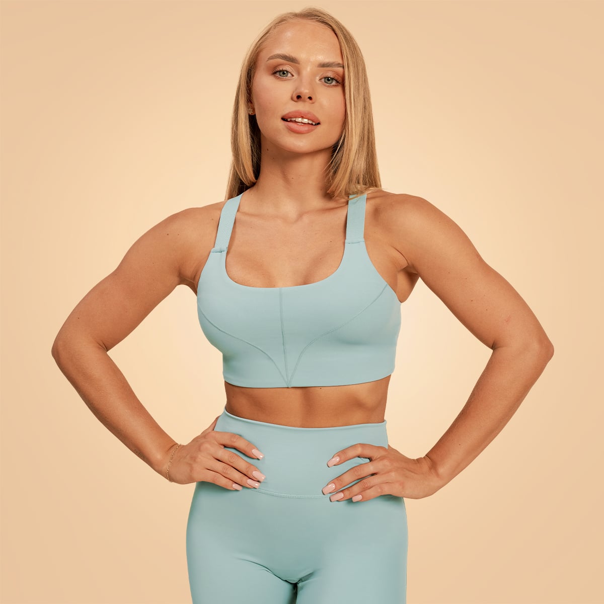 Спортен сутиен Sense Storm Blue - BeastPink
