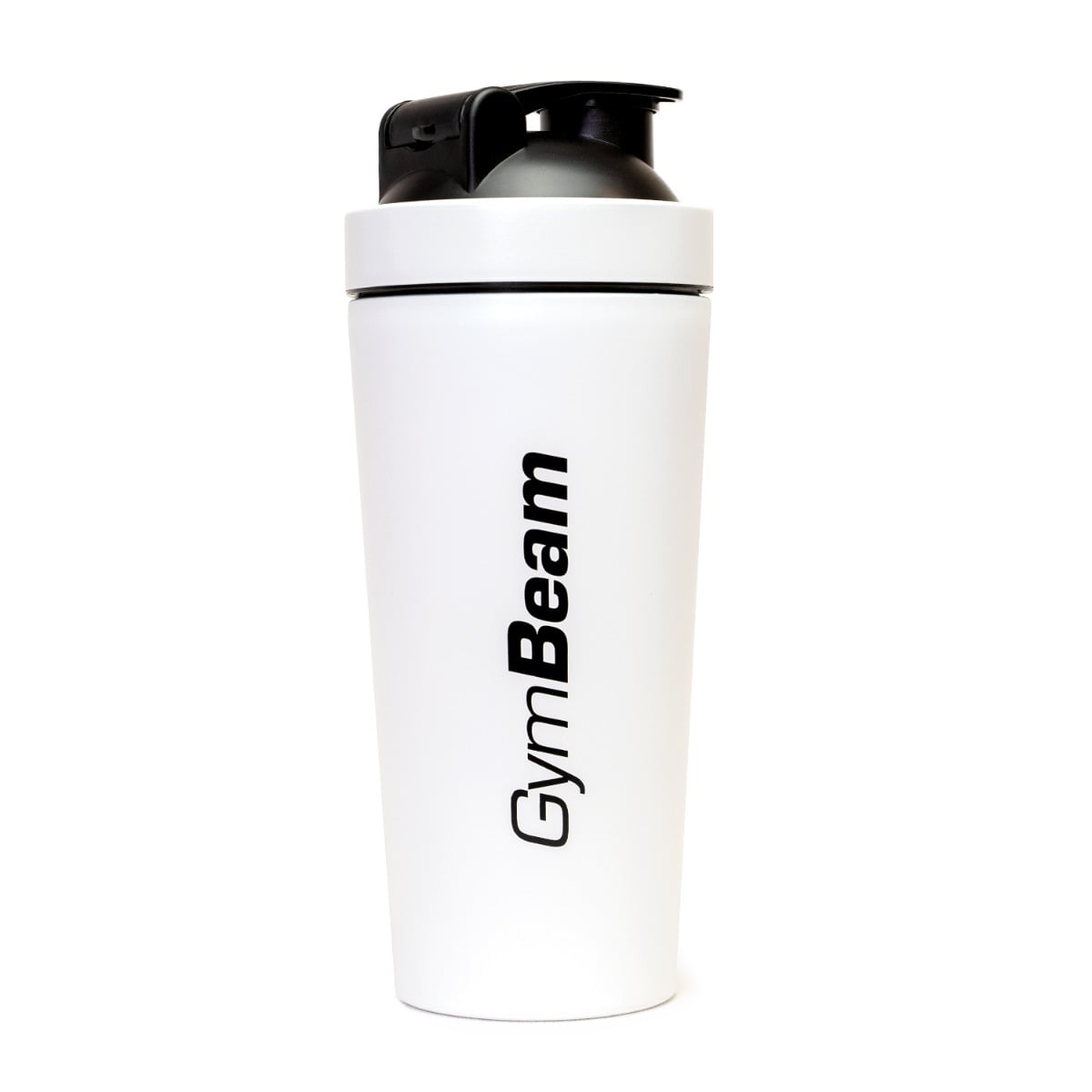 Шейкър Steel White 750 ml - GymBeam