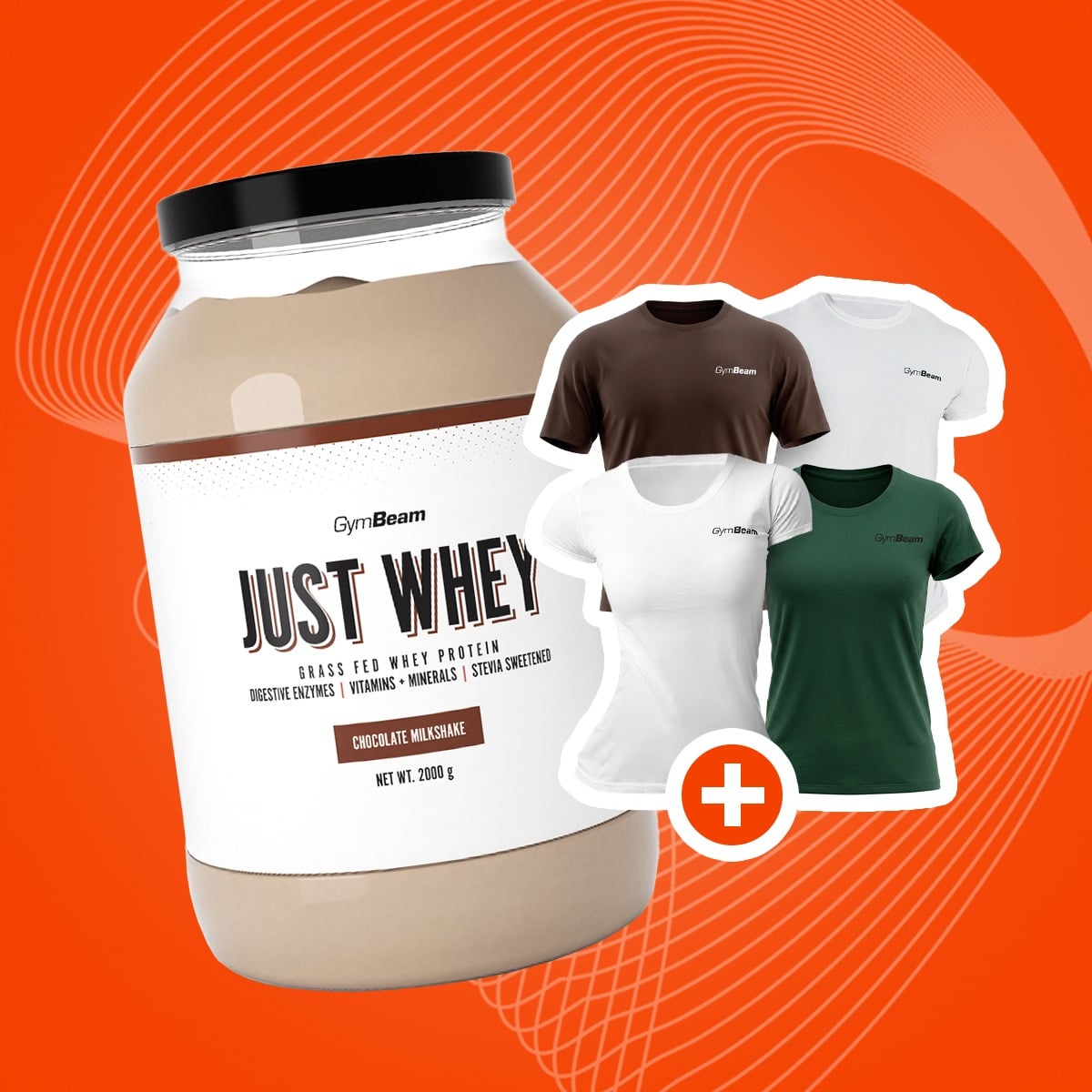 Just Whey Grass-Fed Protein – GymBeam + подарък