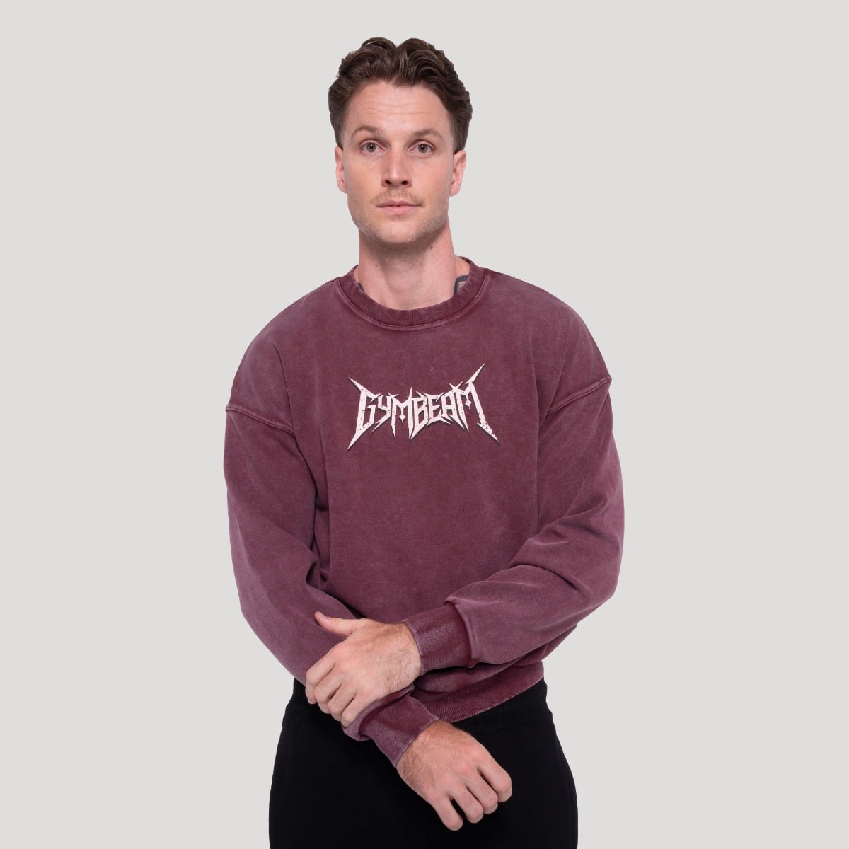 Суичър Spike Burgundy - GymBeam