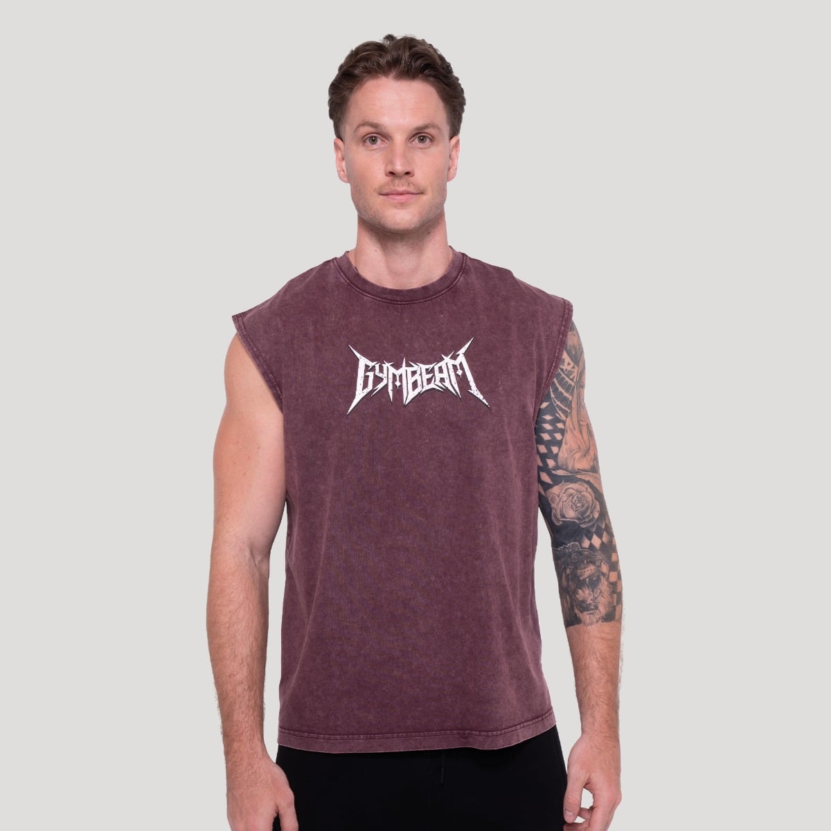 Мъжки потник Spike Burgundy - GymBeam