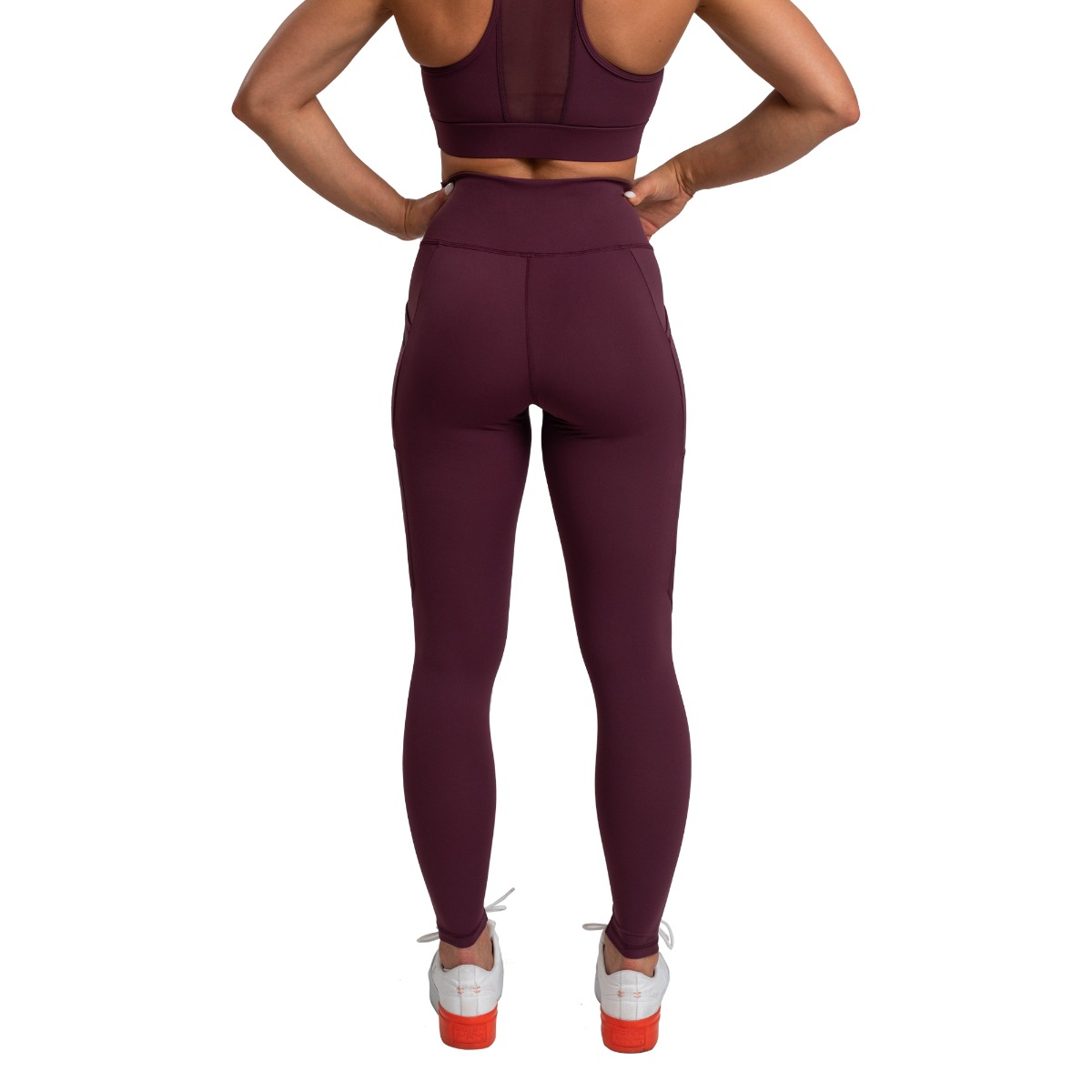 Дамски клин Mesh Panel Eggplant - GymBeam - Размер: XL | Възрастова група: Възрастни · záber 8