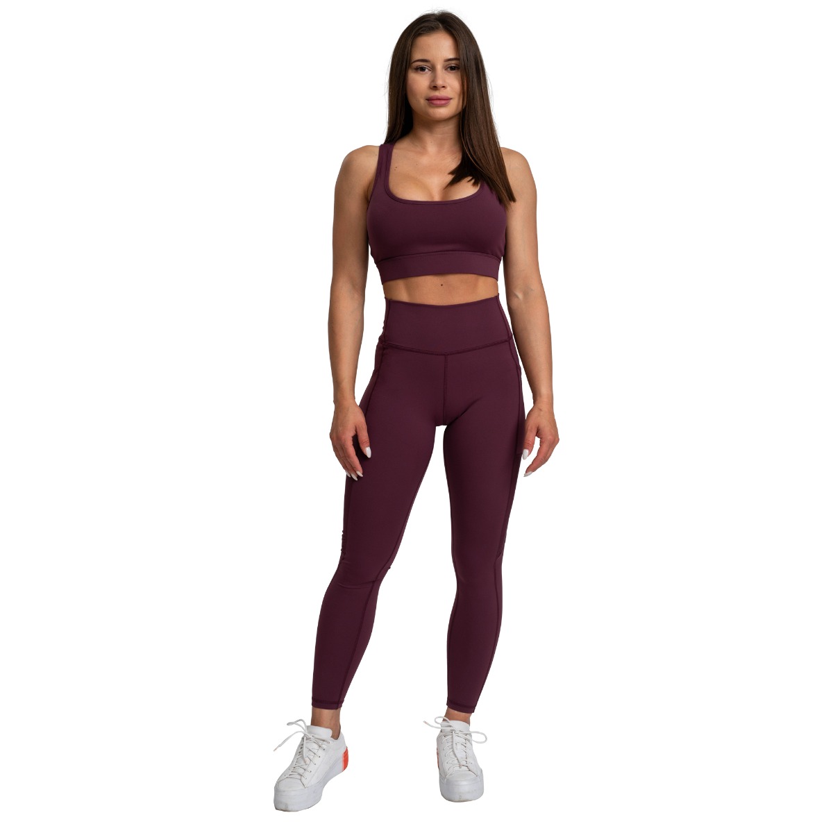 Дамски клин Mesh Panel Eggplant - GymBeam - Размер: XL | Възрастова група: Възрастни · záber 9