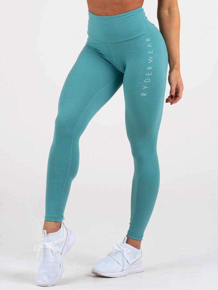 Дамски клин Staples Scrunch Bum Teal - Ryderwear