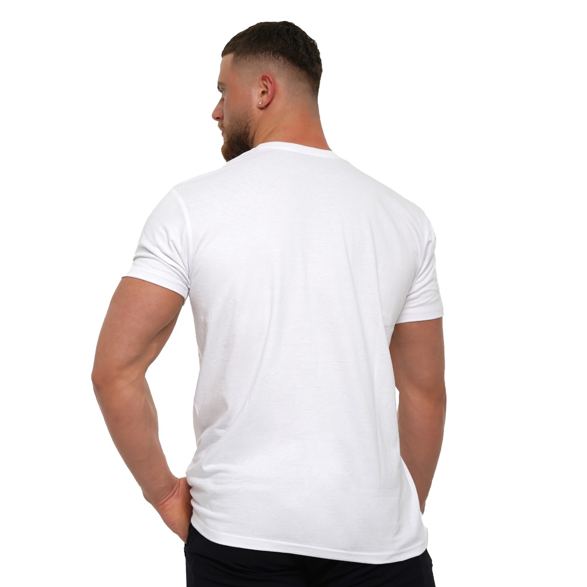Тениска Stronger Together White - GymBeam - Размер: S · záber 7