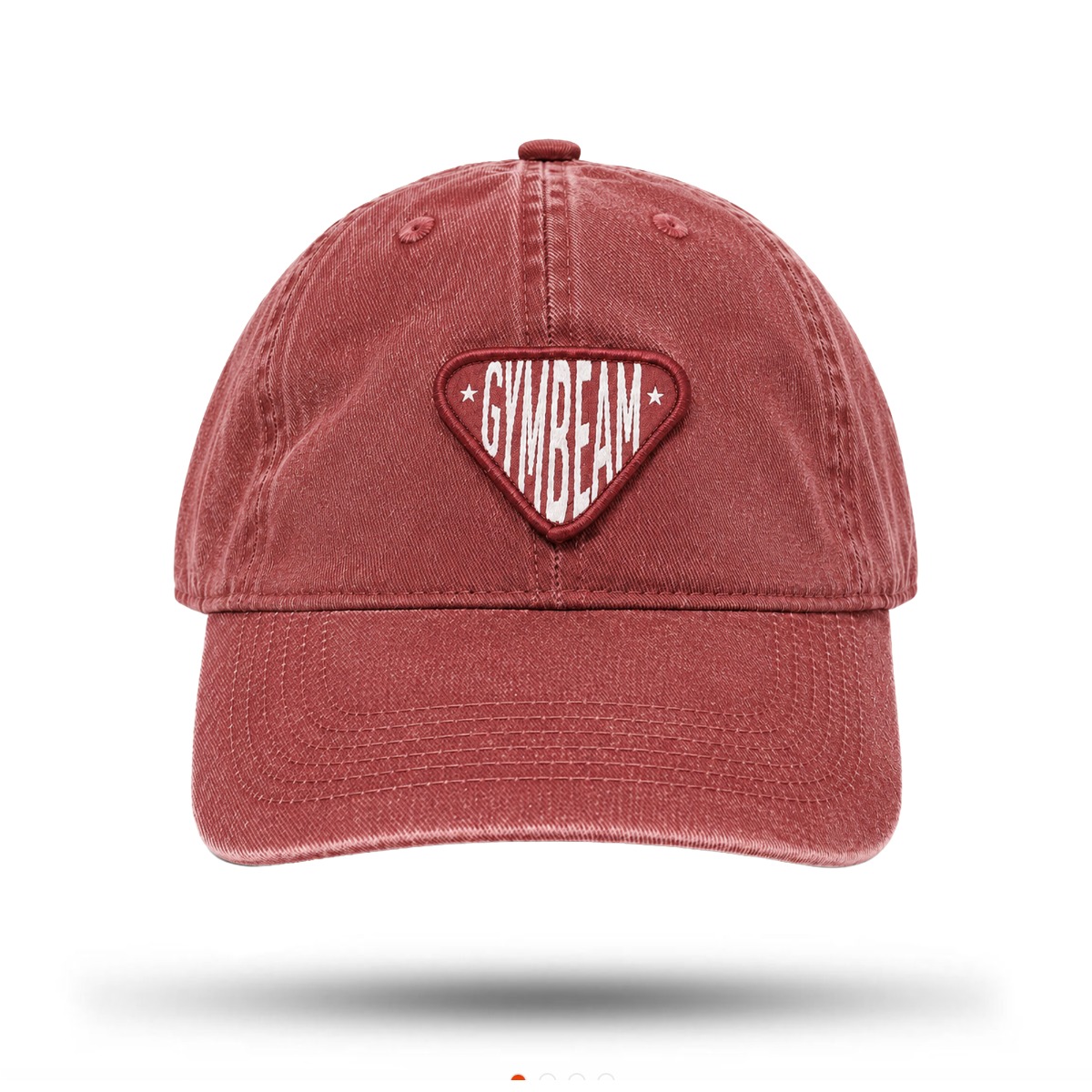Sunday Dad Cap Washed Burgundy - GymBeam