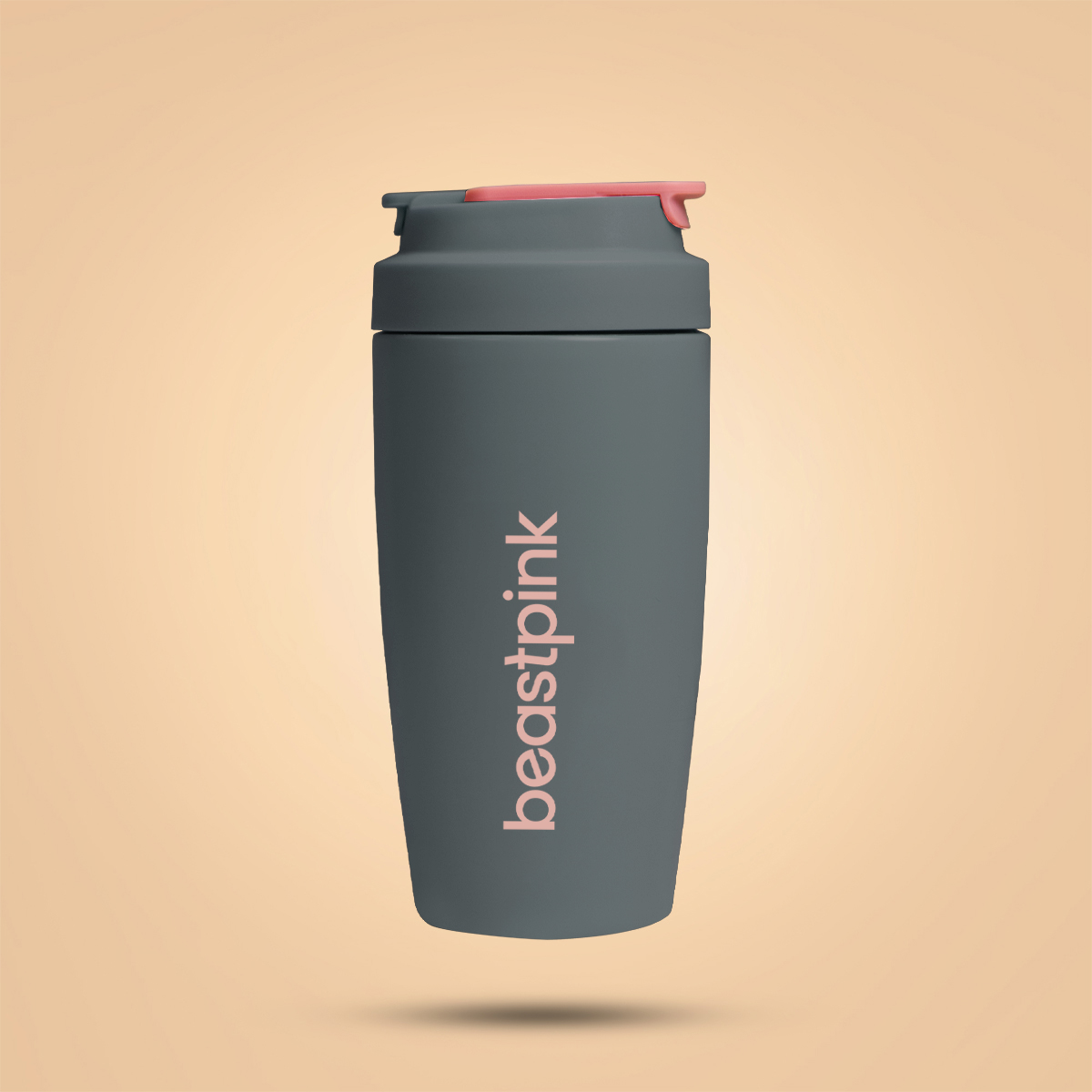 Термочаша 500 ml Grey - BeastPink
