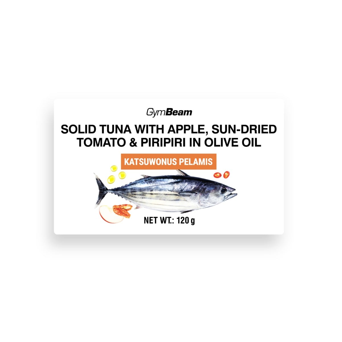 Риба тон в зехтин с ябълки, сушени домати и Пири Пири - GymBeam