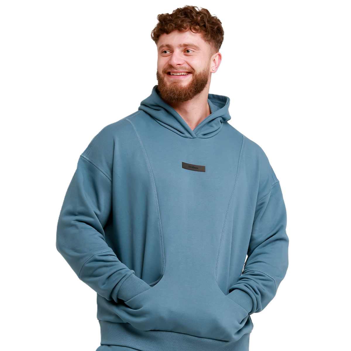 Суичър Unity Blue- GymBeam - Тегло: 0,88 g · záber 8