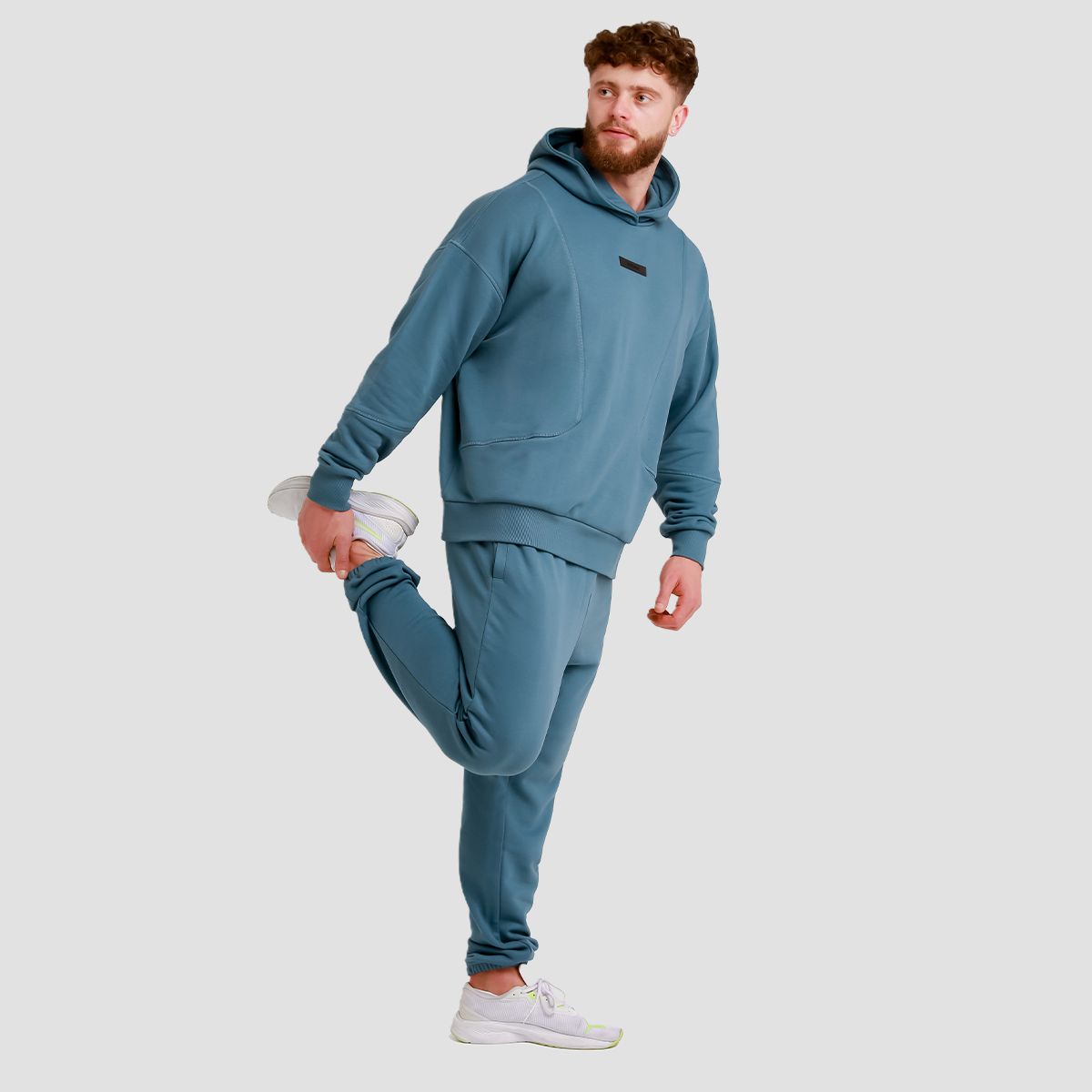 Суичър Unity Blue- GymBeam - Тегло: 0,88 g · záber 6
