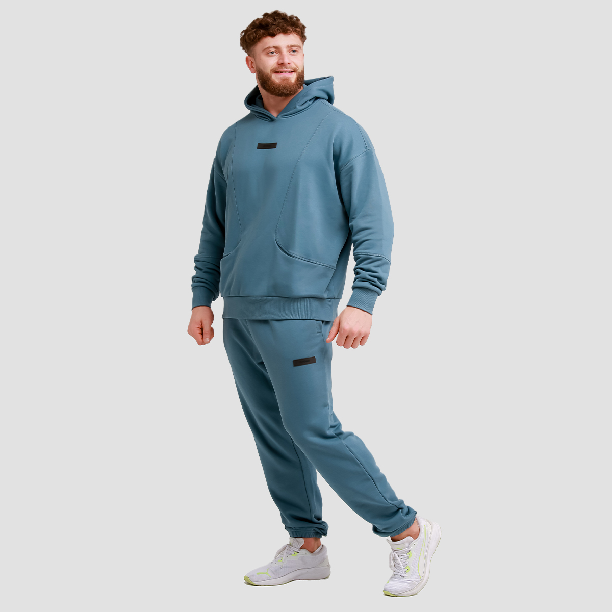 Суичър Unity Blue- GymBeam - Тегло: 0,88 g · záber 7