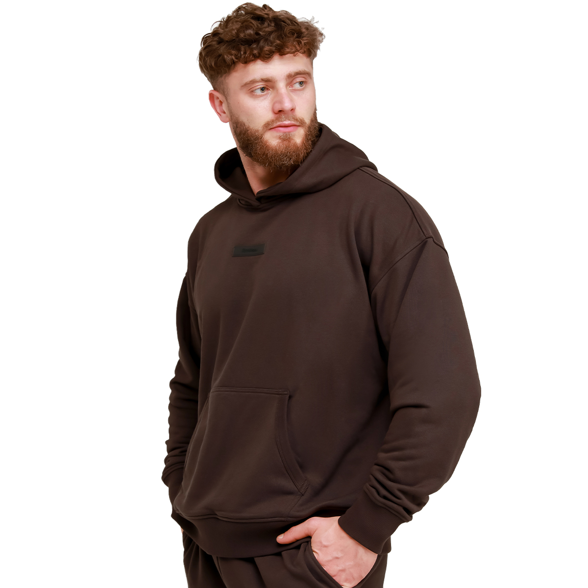 Суичър Unstoppable Brown- GymBeam - Размер: XXL | Тегло: 0,87 g · záber 10